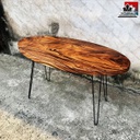 Bàn Làm Việc Hình Oval Gỗ Me Tây Cao 75 Dài 120 Rộng 60 (cm)2