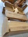 Bộ Bàn Nhật Gỗ Pơ Mu Nguyên Khối Bàn Cao 53 Ngang 170 Dày 10 (cm) 2