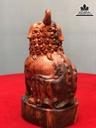 Tượng Tỳ Hưu Gỗ Trắc Cao 20 Ngang 11 Sâu 9 (cm) 0