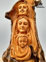 Tượng Gia Đình Thánh Gia Gỗ Trai Cao 55 Ngan 24 Sâu 13 (cm) 5