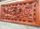 Tranh Gỗ Hương Đỏ Đồng Quê Dài 217 Rộng 107 Dày 6 (cm) 0
