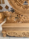 Trống Rồng Gỗ Pơ Mu Cao 150  Ngang 127 Sâu 35 Dày 4.5 (cm) 4