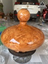 Bình Chum Phú Quý Gỗ Gõ Đỏ Cà Te Cao 28 Đường Kính 45 (cm) 0