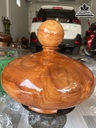 Bình Chum Phú Quý Gỗ Gõ Đỏ Cà Te Cao 28 Đường Kính 45 (cm)2