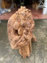 Tượng Phật Di Lặc Tam Phúc Gỗ Ngọc Am Cao 46 Ngang 78 Sâu 35 (cm)5