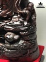 Tượng Phật Di Lặc Tam Phúc Gỗ Trắc Cao 67 Ngang 36 Sâu 24 (cm) 0
