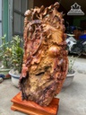 Tượng Cá (Song Ngư) Gỗ Hương Việt Nguyên Khối Cao 90 Ngang 45 Sâu 20 (cm) 2