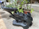 Tượng Phật Di Lặc Gỗ Mun Sừng Nguyên Khối Cao 43 Ngang 60 Sâu 25 (cm) 1
