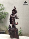 Tượng Đạt Ma Sư Tổ Gỗ Trắc Cao 96 Ngang 33 Sâu 40 (cm) 1