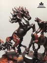 Tượng Ngựa (Song Mã Uyên Ương) Gỗ Trắc Cao 58 Ngang 35 Sâu 19 (cm) 5