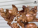 Tượng Phật Di Lặc Tam Phúc Gỗ Hương Cao 65 Ngang 100 Sâu 44 (cm) 5