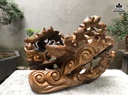 Tượng Phật Di Lặc Ngũ Phúc Gỗ Bách Xanh Cao 57 Ngang 88 Sâu 36 (cm) 2