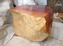 Đôn Gỗ ,Đôn Gốc Cây Nguyên Khối Gỗ Nu Xá Xị (Gù Hương) Cao 40 Ngang 58 Sâu 38 Mặt 52-34 (cm)DX201 1