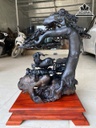 Tượng Dê (Tam Dương) Gỗ Mun Sừng Cao 56 Ngang 50 Sâu 28 (cm) 9
