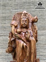 Tượng Phật Quan Âm Gỗ Sưa Cao 48 Ngang 16 Sâu 12 (cm) 2