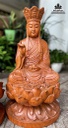 Tượng Bộ Ba Tam Thánh Gỗ Hương Cao 50 Ngang 29 Sâu 28 (cm) 3