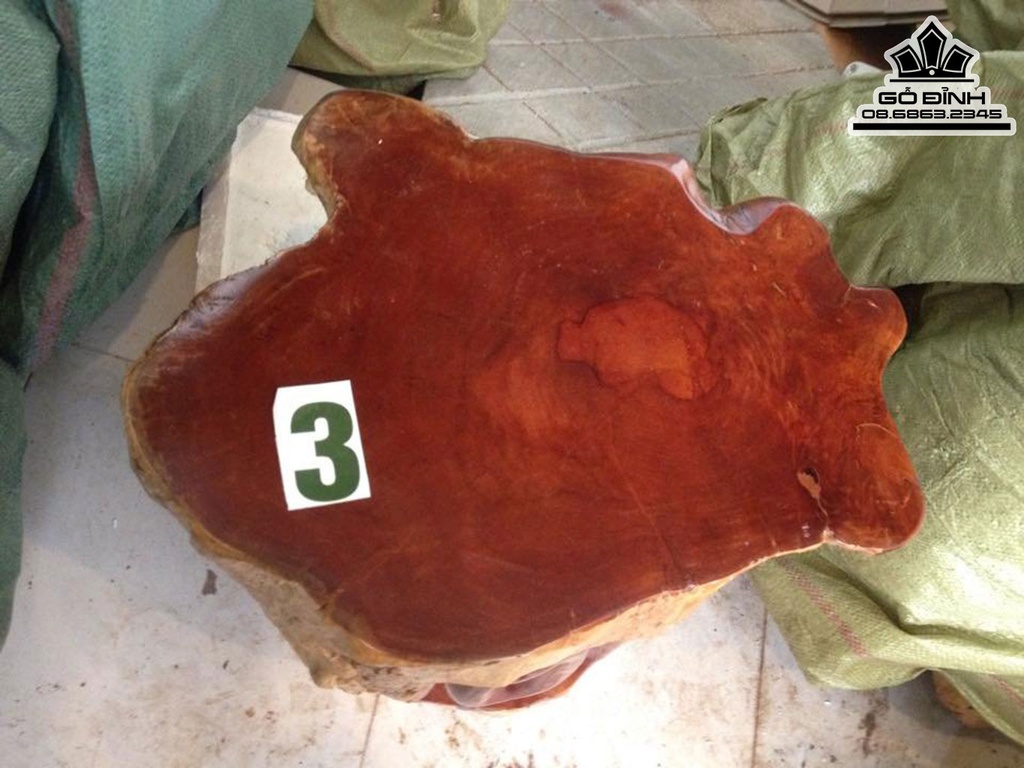 Bộ Bàn 5 Đôn Gỗ, Đôn Gốc Cây Gỗ Đinh Hương BH41 3