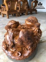 Tượng Tam Cóc Chấn Bình Gỗ Ngọc Am Cao 46 Ngang 72 Sâu 60 (cm) 2