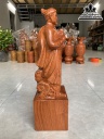 Tượng Trần Quốc Tuấn Gỗ Hương Cao 40 Ngang 13 (cm) 0