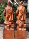 Tượng Trần Quốc Tuấn Gỗ Hương Cao 60 Ngang 19 Sâu 15 (cm) 1