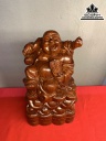 Tượng Phật Di Lặc Gỗ Hương Cao 30 Ngang 16 Sâu 13 (cm) 6