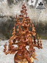 Bình Hoa Mai Gỗ Hương Việt Cao 76 Ngang 40 Sâu 34 (cm) 3