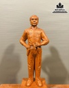 Tượng Đại Tướng Võ Nguyên Giáp Gỗ Hương Nguyên Khối Cao 60 Ngang 18 Sâu 12 (cm) 3