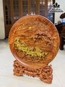Đĩa Mã Đáo Thành Công Gỗ Hương Nhập Cao 49 Đường Kính 40 Dày 3 (cm) 3