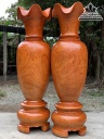 Cặp Lục Bình Gỗ Hương Cao 180 Đường Kính 52 (cm)