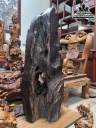 Tượng Phật Quan Âm Nhất Tâm Bái Phật Gỗ Trắc Cao 58 Ngang 28 Sâu 20(cm)
