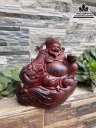 Tượng Thần Tài Gỗ Trắc Cao 19 Ngang  21 Sâu 10(cm)