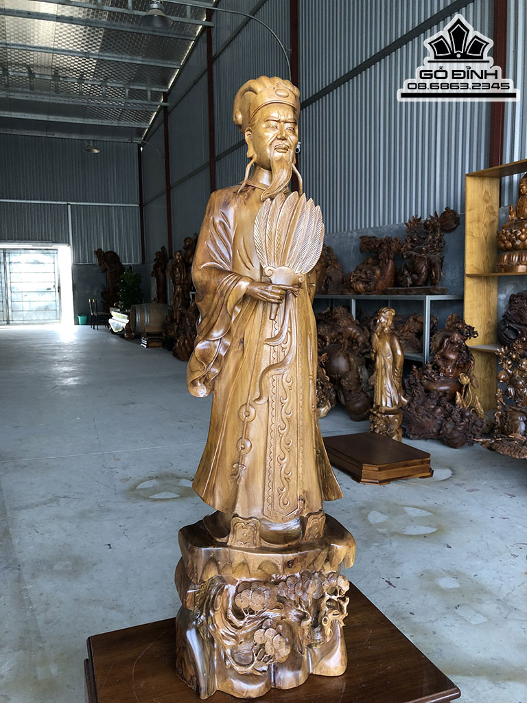 Tương Khổng Minh Gỗ Bách Xanh Cao 103 Ngang 30 Sâu 23 (cm)