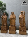 Tượng Tam Đa Gỗ Bách Xanh Cao 60 Ngang 18 Sâu 15 (cm)
