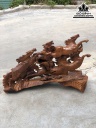 Tượng Bát Mã Gỗ Hương Cao 55 Ngang 86 Sâu 26 (cm)