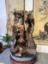 Tượng Quan Âm Gỗ Hương Việt Cao 79 Ngang 48 Sâu 46 (cm)