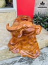 Tương Trâu Phong Thủy Gỗ Hương Cao 29 Ngang 58 Sâu 25 (cm)