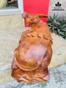 Tương Trâu Phong Thủy Gỗ Hương Cao 29 Ngang 58 Sâu 25 (cm)