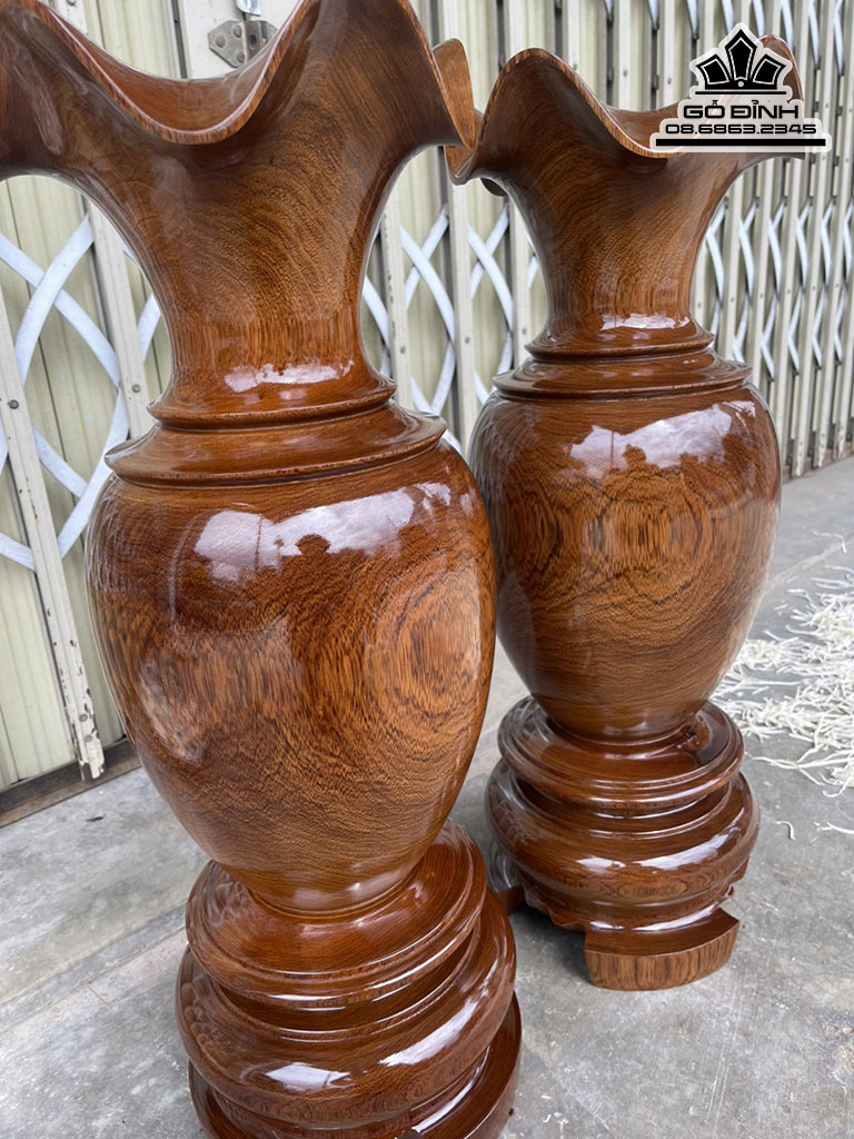 Lục Bình Gỗ Ké Cao 70 Đường Kính 24 (cm)