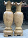 Lục Bình Gỗ Cẩm Vàng Cao 190 Đường Kính 59 (cm) Đôi Số 86