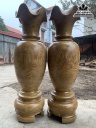 Lục Bình Gỗ Cẩm Vàng Cao 190 Đường Kính 59 (cm) Đôi Số 86