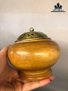 Lư Xông Trầm Gỗ Bách Xanh Cao 10 Đường Kính 11 (cm)