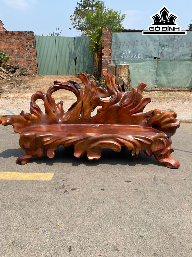 Bộ Bàn 6 Món Gỗ Hương Dài 160 Ngang 110 Cao 68 (cm)