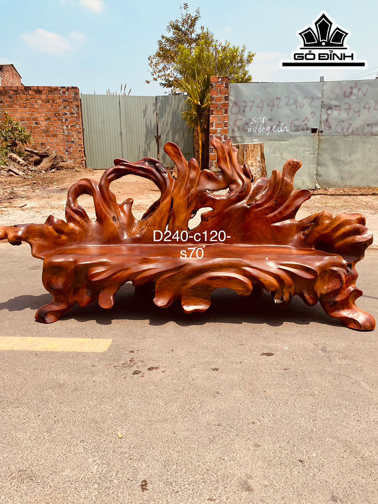Bộ Bàn 6 Món Gỗ Hương Dài 160 Ngang 110 Cao 68 (cm)