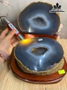 Bát Tụ Bảo Đá Mã Não Cao 20 Ngang 20 Sâu 22 (cm) 4,68kg