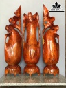 Bình Phúc Lộc Thọ Gỗ Lim Cao 68 Đường Kính 17 (cm)