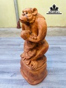 Khỉ Tài Lộc Gỗ Hương Cao 47 Ngang 20 Sâu 17 (cm)