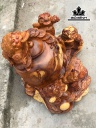 Tượng Thiềm Thừ Gỗ Hương Cao 58 Ngang 58 Sâu 58 (cm)