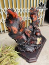 Tượng Cá Xiêm Gỗ Trắc Cao 68 Ngang 98 Sâu 35 (cm)