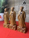 Tượng Gia Cát Lượng Gỗ Bách Xanh Cao 20 Ngang 7 Sâu 5 (cm)