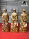 Tượng Gia Cát Lượng Gỗ Bách Xanh Cao 20 Ngang 7 Sâu 5 (cm)